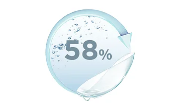 ВЛАГОСОДЕРЖАНИЕ 58%